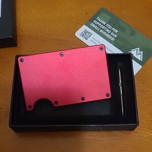 Mountain Voyage Co Red Slim Wallet